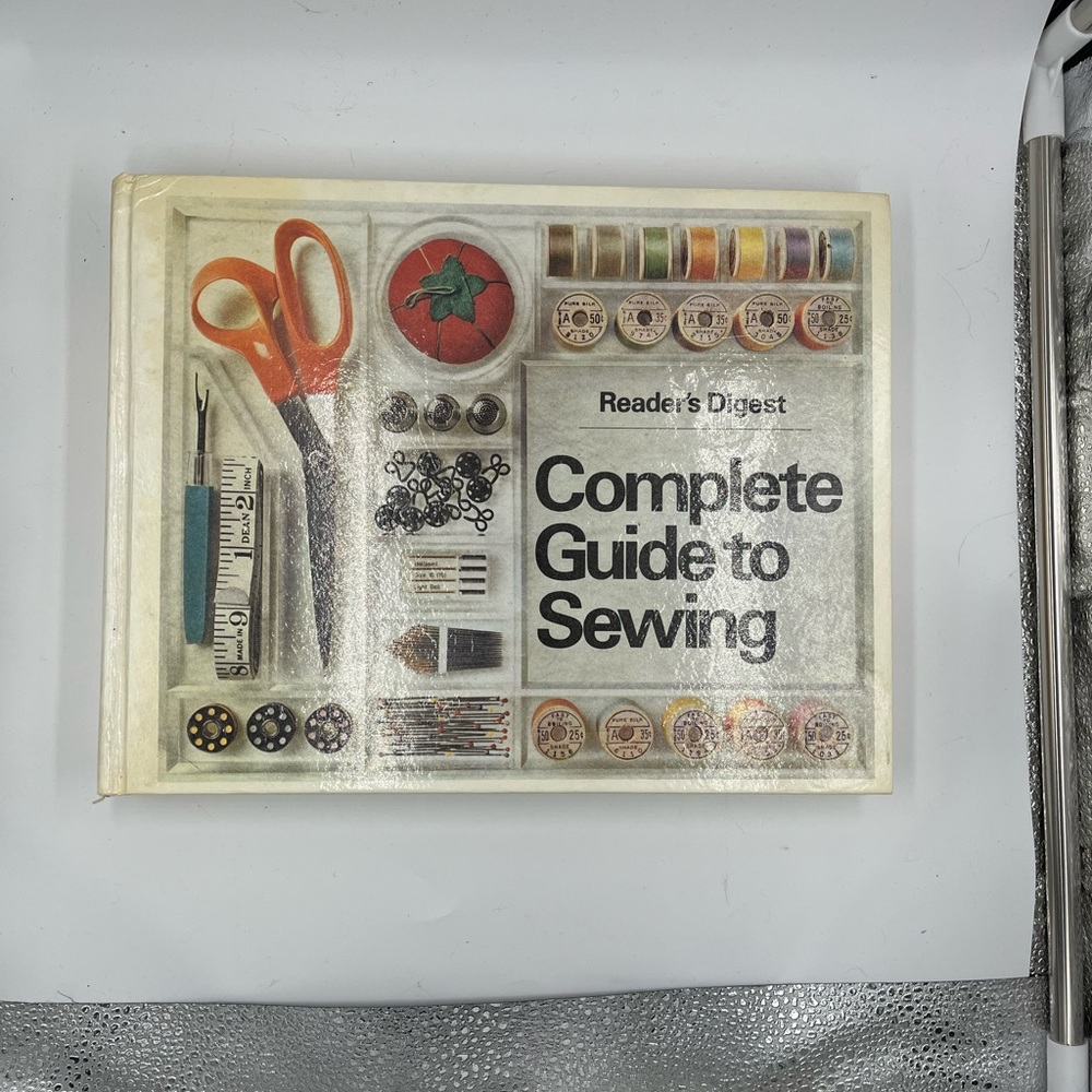 Retro Hardcover “Complete Guide to Sewing”.